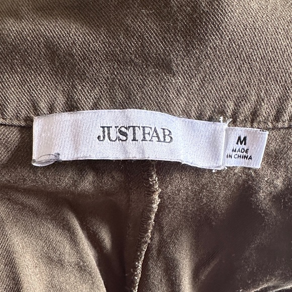 JUSTFAB Green Tapered Pants - Picture 3 of 5